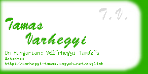 tamas varhegyi business card